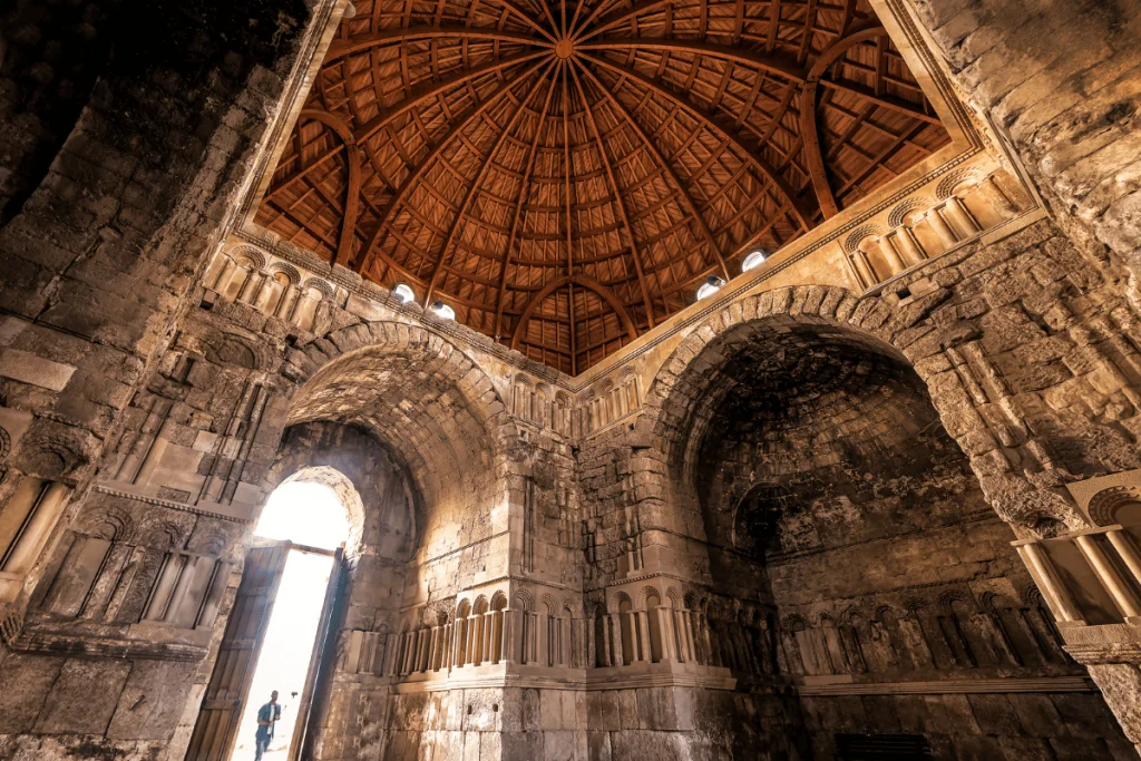 Image of an Umayyad palace in modern day Jordan