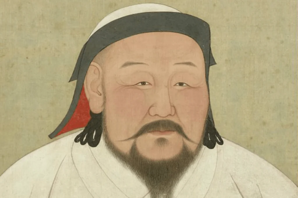Image of the first emperor of the Yuan Dynasty, Kublai Khan