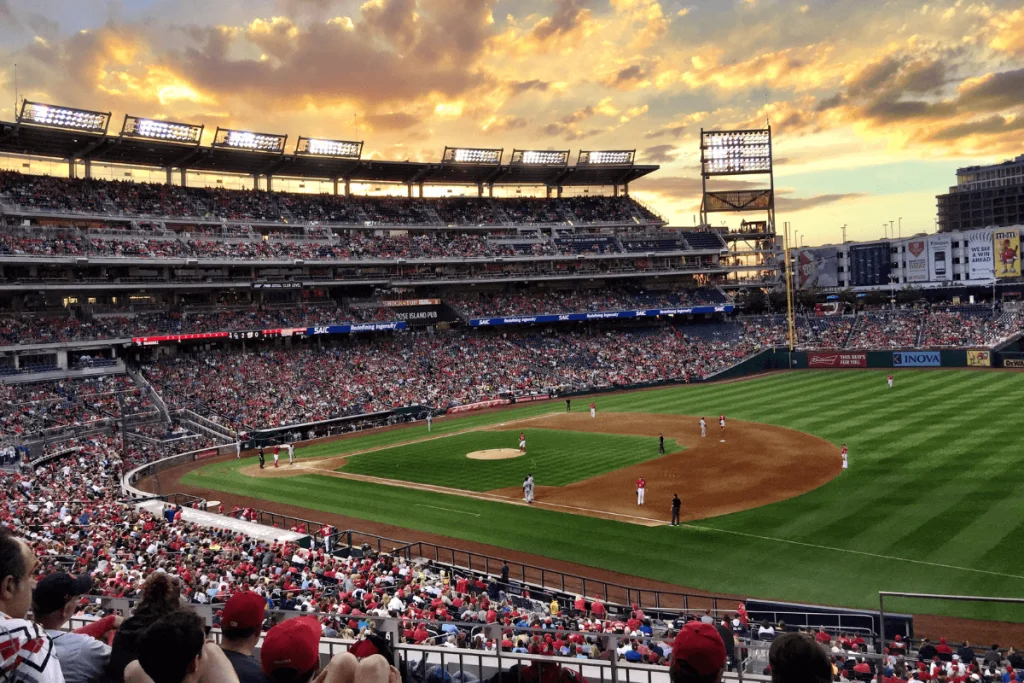 Image of two teams vying for the title of World Series Champions
