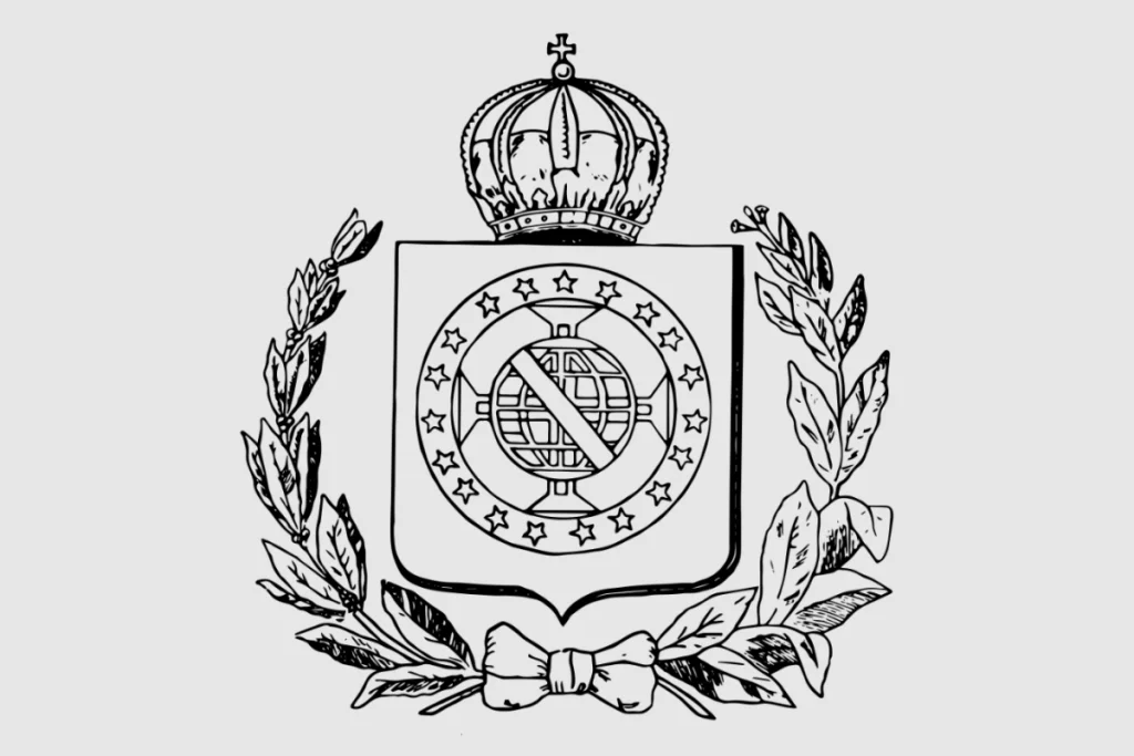 Image of the seal of the Empire of Brazil