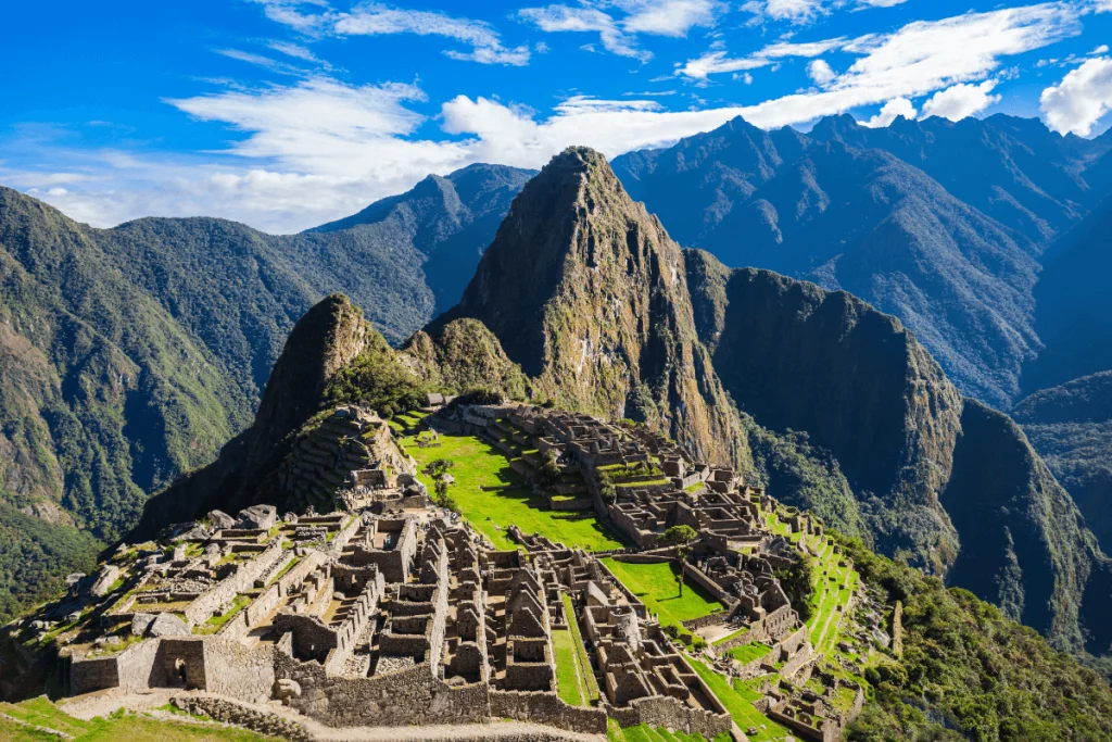 Image of the historical site in Machu Picchu, Peru