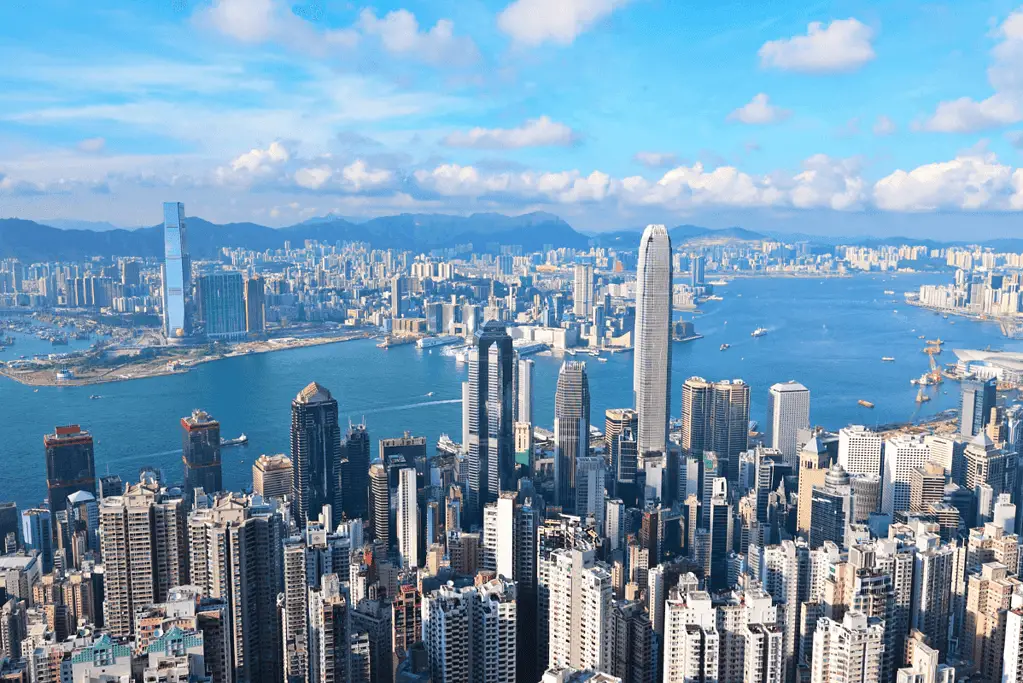 Image of the former British Empire possession, Hong Kong