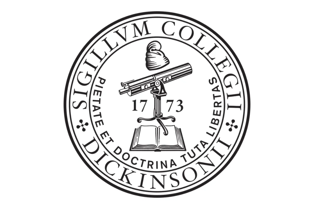 Image of the logo of one of the oldest colleges in the U.S., Dickinson College