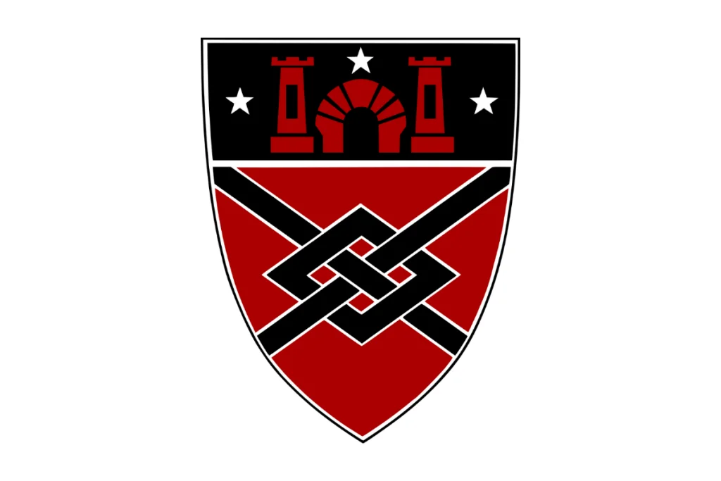 Image of the coat of arms of one of the oldest colleges in the U.S., Washinton & Jefferson College