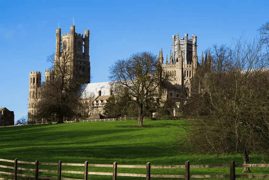 Image of Ely Cathedral in Cambridgeshire, England