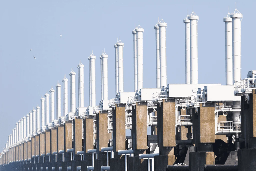 Image of the North Sea Protection Works in the Netherlands