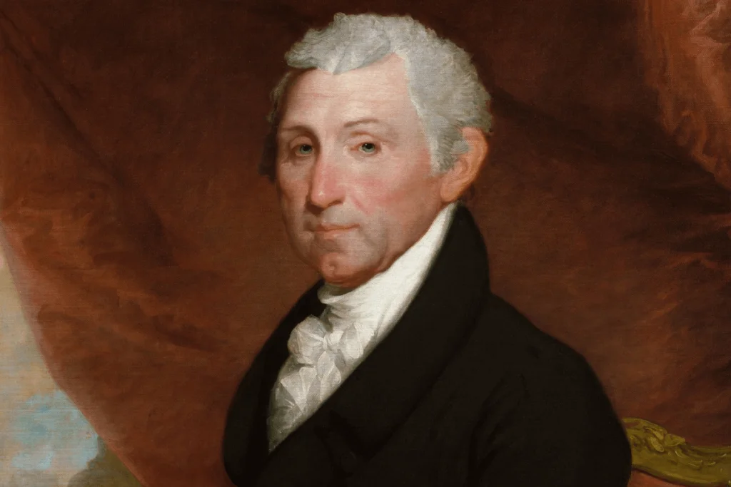 Image of a painting of President James Monroe