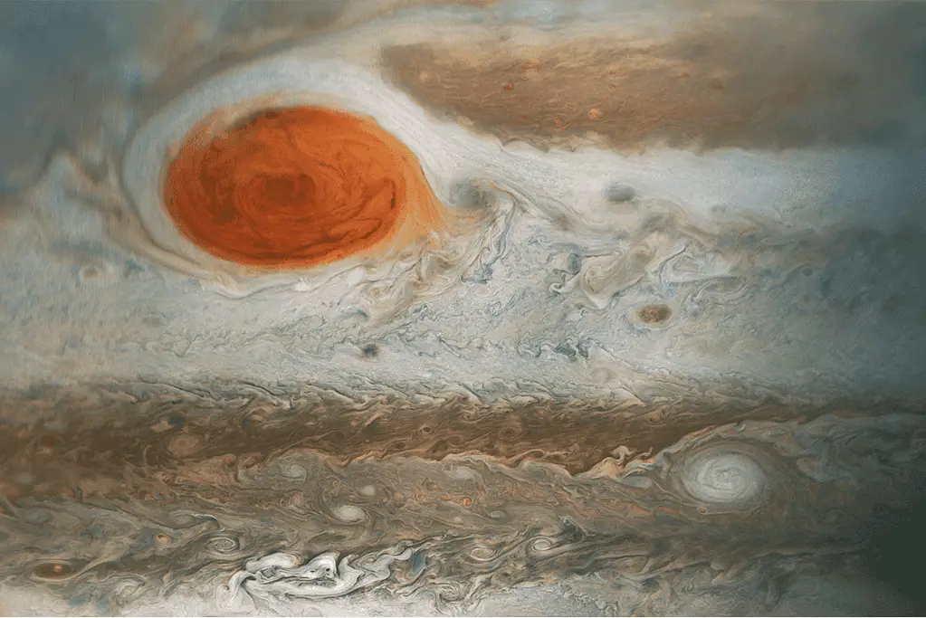 Image of Jupiter's great red spot 