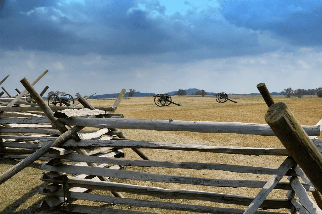 Image of one of the most famous historical haunts the world, the Gettysburg Battlefield in Pennsylvania, USA