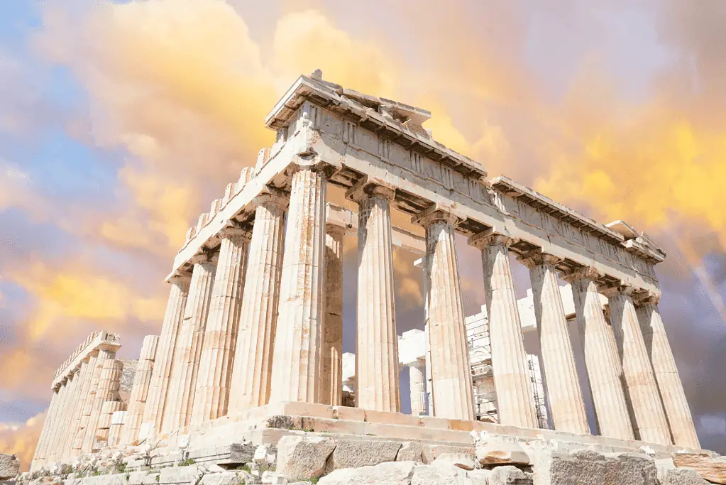Image of the Pathenon in Athens, Greece, home of many of the great ancient Greek philosophers