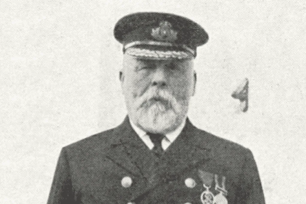 Image of a photo of Captain Edward J. Smith, the commander of the Titanic, taken prior to the tragic disaster that befell the ship.
