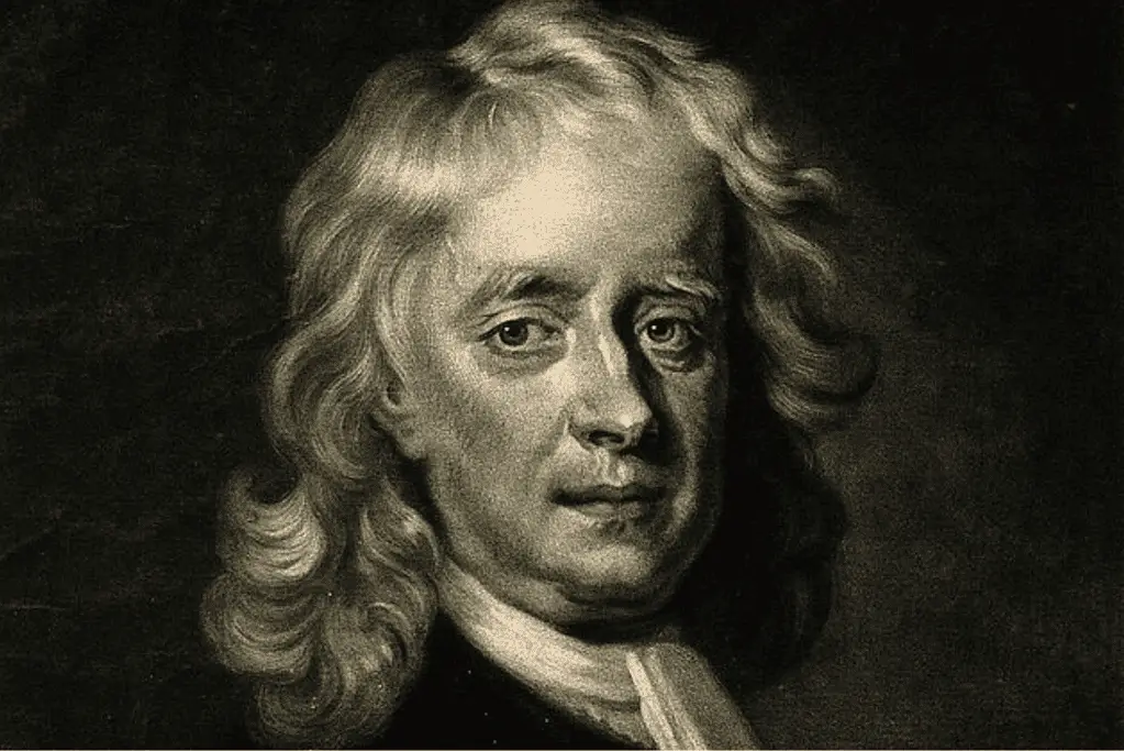 Image of a portrait of inventor and scientist Isaac Newton.