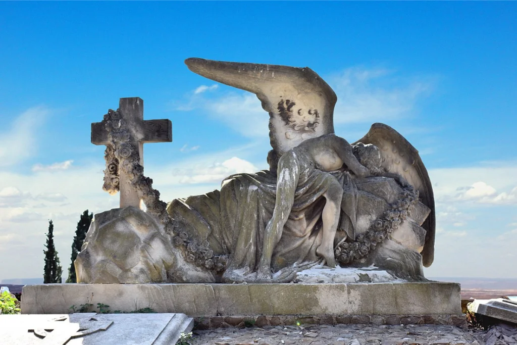 Image of Montjuïc: Barcelona's hilltop necropolis where Gaudí's spirits craft eternal masterpieces.