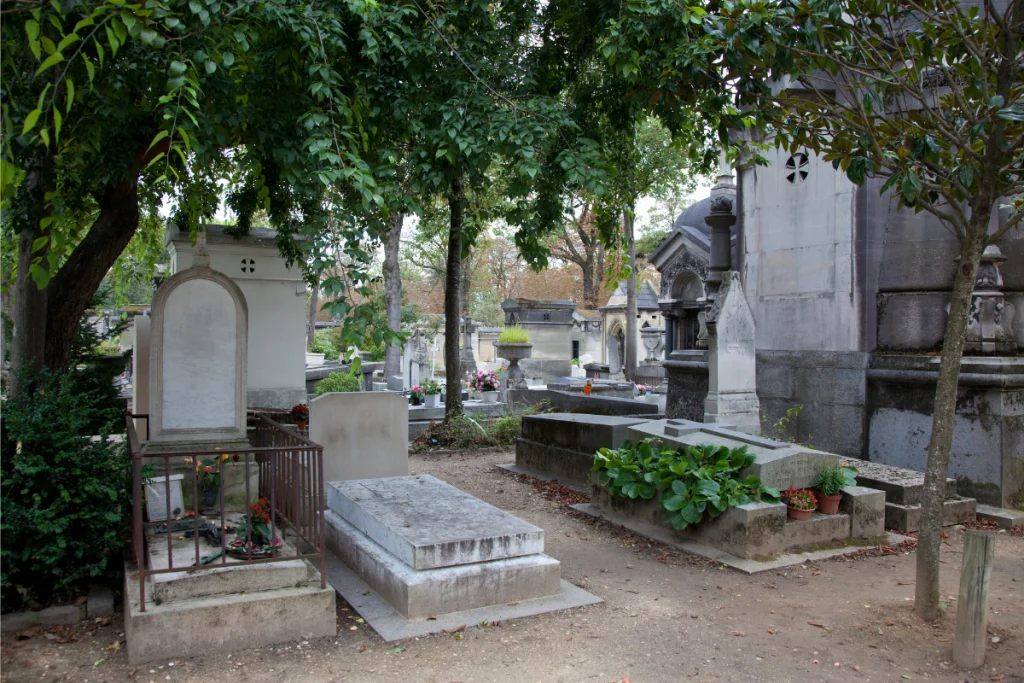 Image of Père Lachaise Cemetery: Rock stars and revolutionaries share Paris's poshest postal code for a blog post covering the most famous cemeteries in the world.