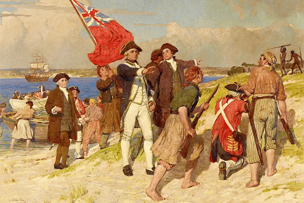 facts-about-james-cook-main Image of Captain James Cook coming ashore for a blog post covering interesting facts about James Cook.